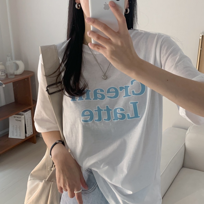 HELLO JINI韓國直郵女裝新款25春夏真品休閑職業人氣熱賣T恤HELLO JINIT恤