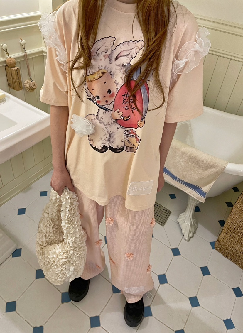 BOUTIQUE-L東大門實拍女士新款推薦熱賣25春夏休閑時尚休閑褲BOUTIQUE-L休閑褲