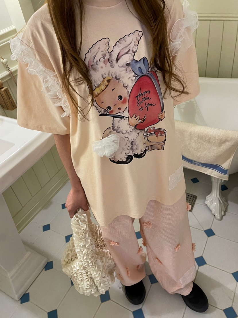 BOUTIQUE-L東大門實拍女士新款推薦熱賣25春夏休閑時尚休閑褲BOUTIQUE-L休閑褲