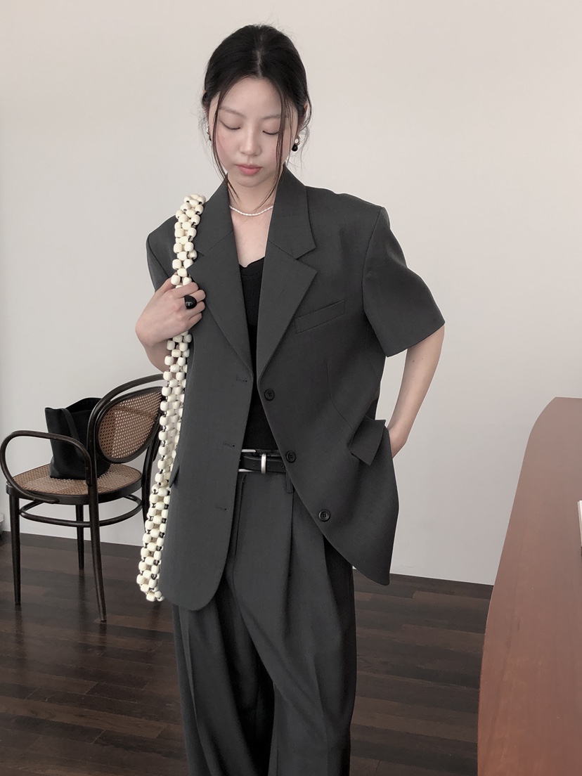 LE BUTTER韓國直郵女裝新品真品人氣推薦25春夏休閑時尚夾克LE BUTTER夾克