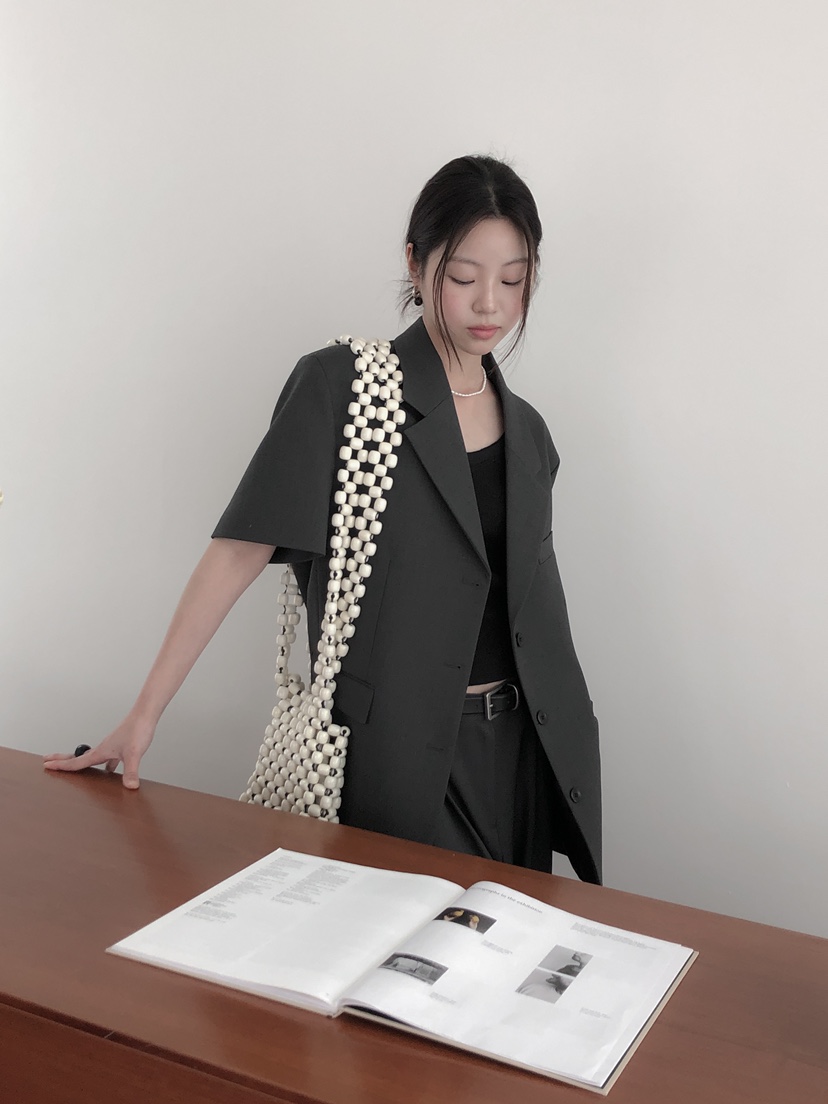 LE BUTTER韓國直郵女裝新品真品人氣推薦25春夏休閑時尚夾克LE BUTTER夾克