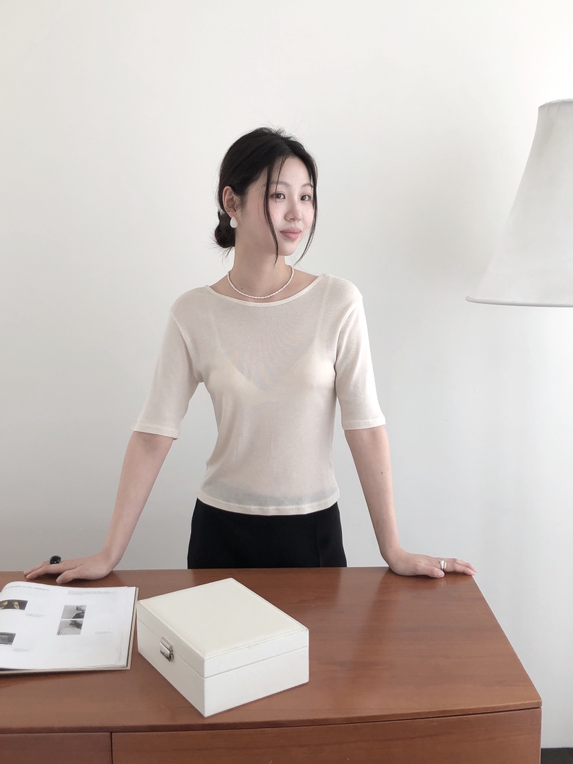 LE BUTTER東大門直郵女裝新品熱賣推薦人氣25春夏真品時尚T恤LE BUTTERT恤圖色3