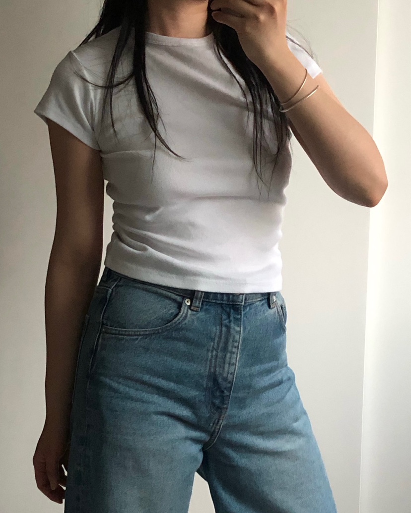 NOPROBLEM韓國代購女裝新品休閑真品25春夏人氣時尚推薦T恤NOPROBLEMT恤