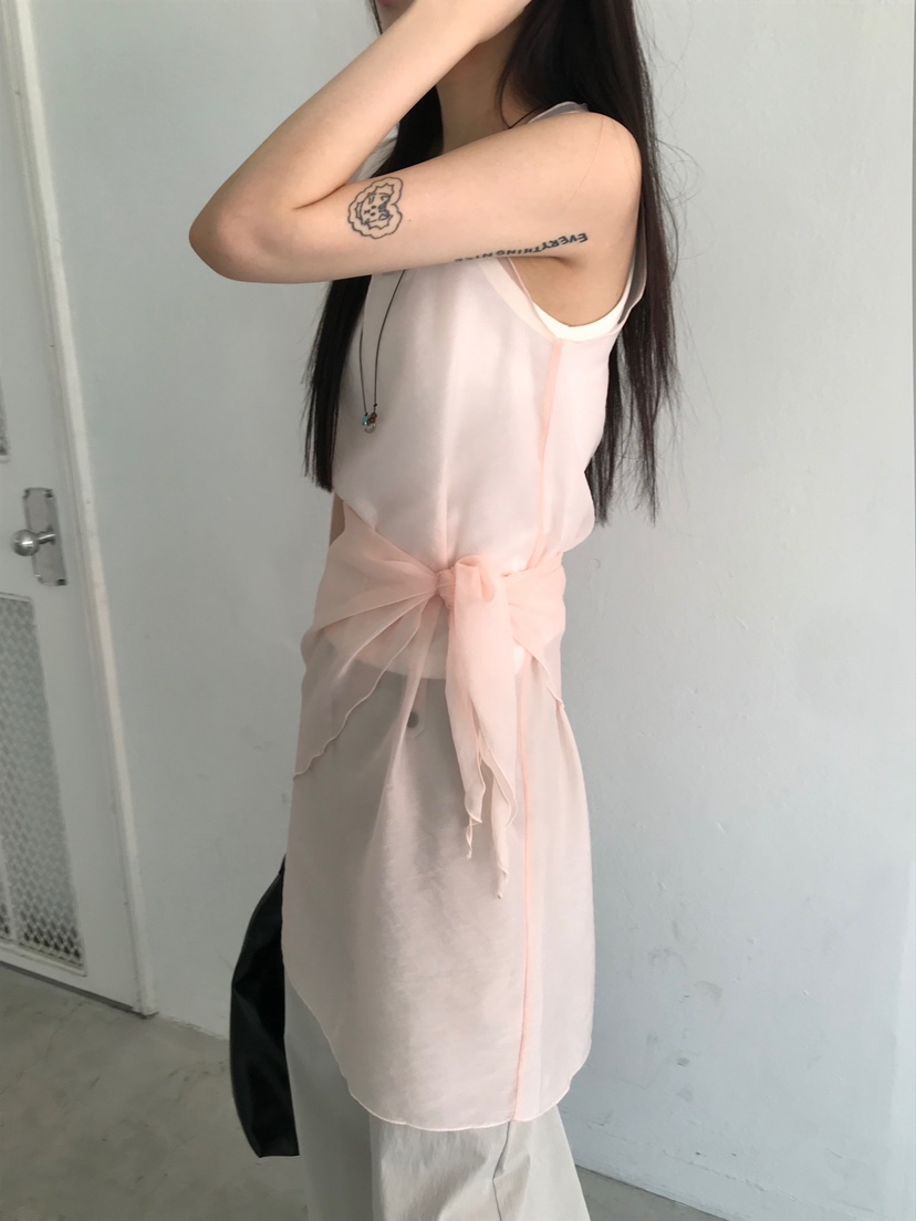 ESCHER東大門代購女裝新款推薦熱賣25春夏真品人氣職業連衣裙ESCHER連衣裙