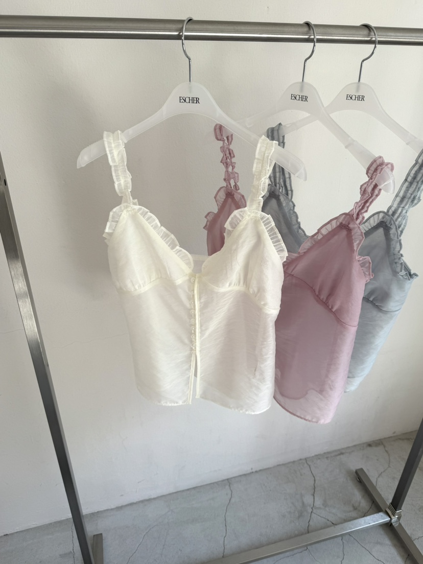 ESCHER東大門直郵女裝新品真品休閑職業25春夏人氣吊帶背心ESCHER吊帶/背心