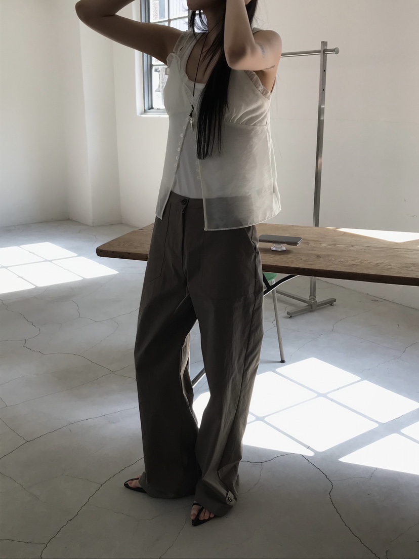ESCHER東大門直郵女裝新品真品休閑職業25春夏人氣吊帶背心ESCHER吊帶/背心