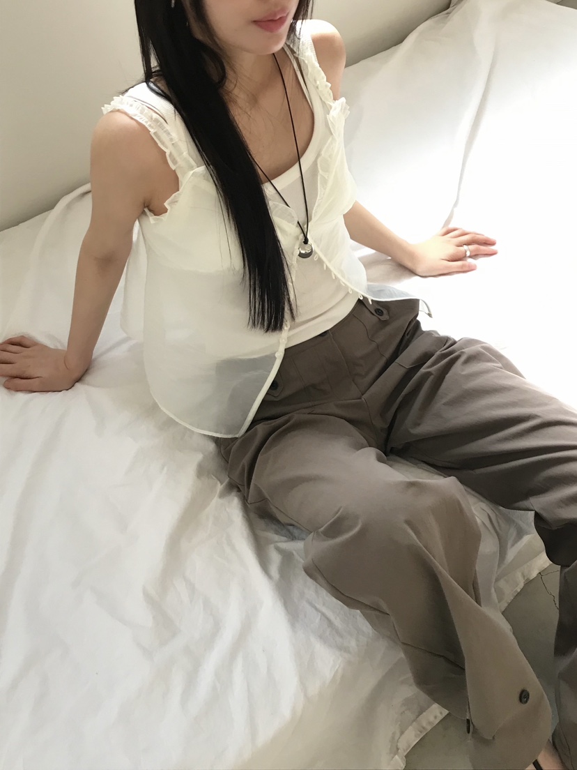 ESCHER東大門直郵女裝新品真品休閑職業25春夏人氣吊帶背心ESCHER吊帶/背心