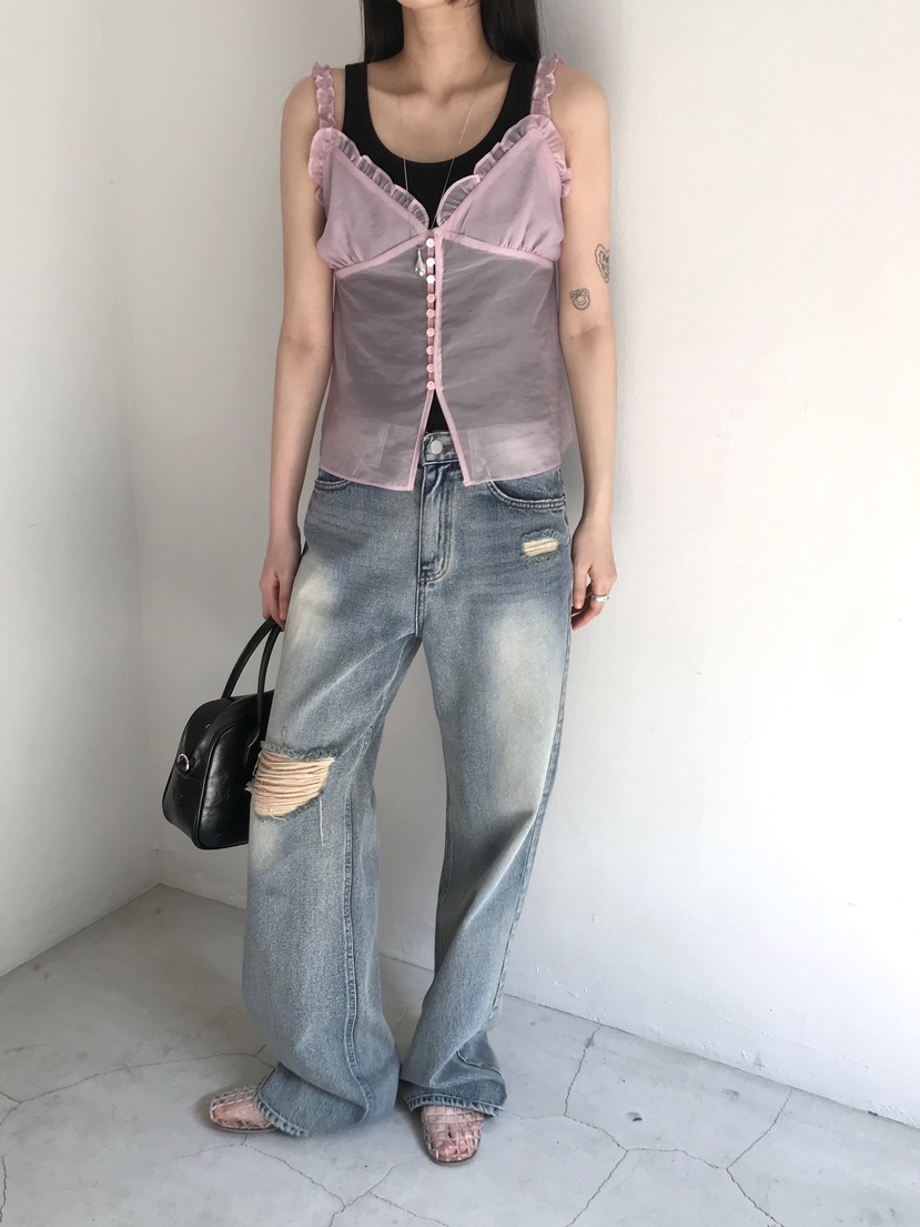 ESCHER東大門直郵女裝新品真品休閑職業25春夏人氣吊帶背心ESCHER吊帶/背心
