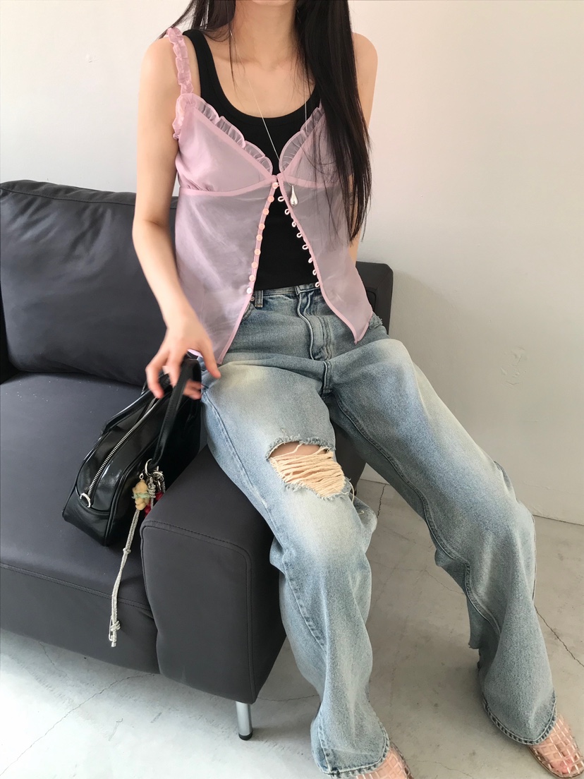 ESCHER東大門直郵女裝新品真品休閑職業25春夏人氣吊帶背心ESCHER吊帶/背心