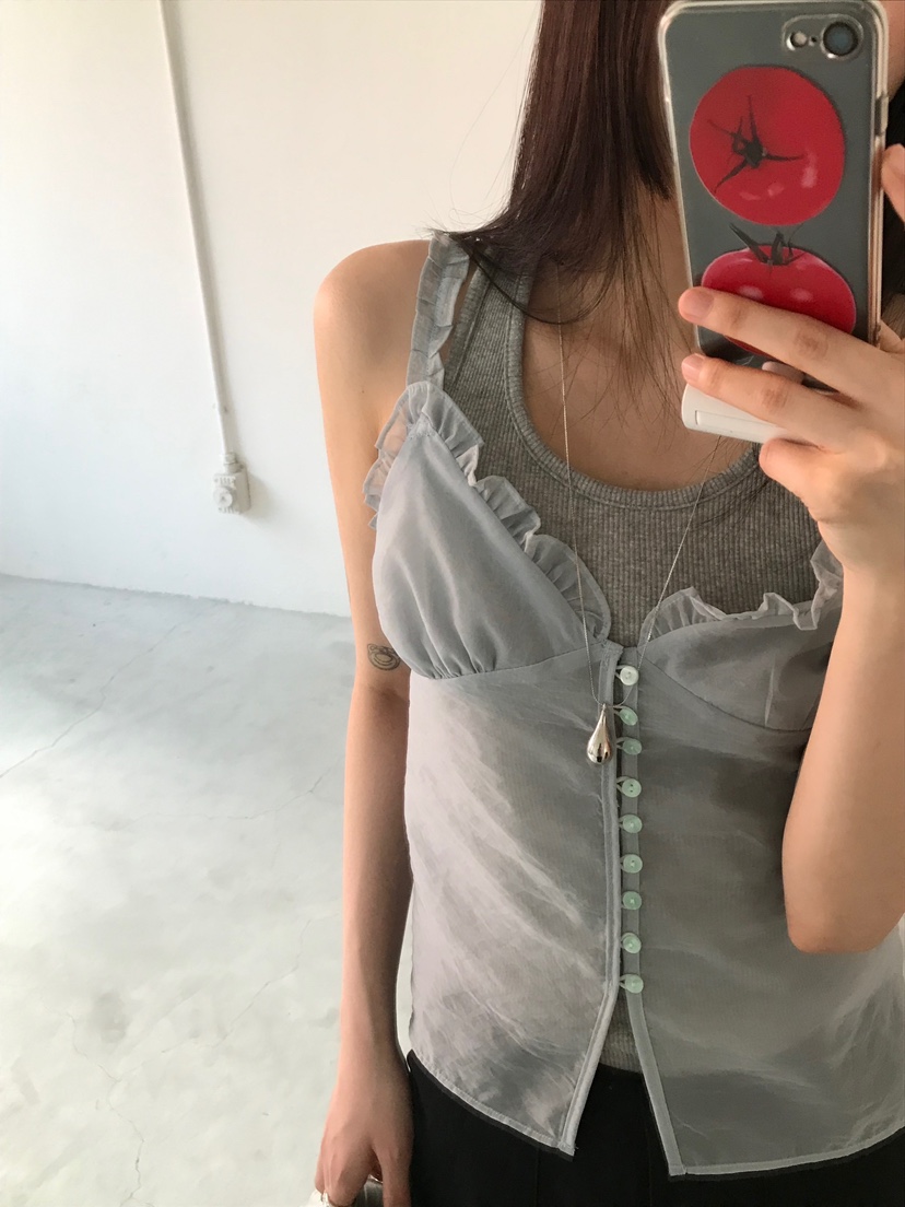 ESCHER東大門直郵女裝新品真品休閑職業25春夏人氣吊帶背心ESCHER吊帶/背心