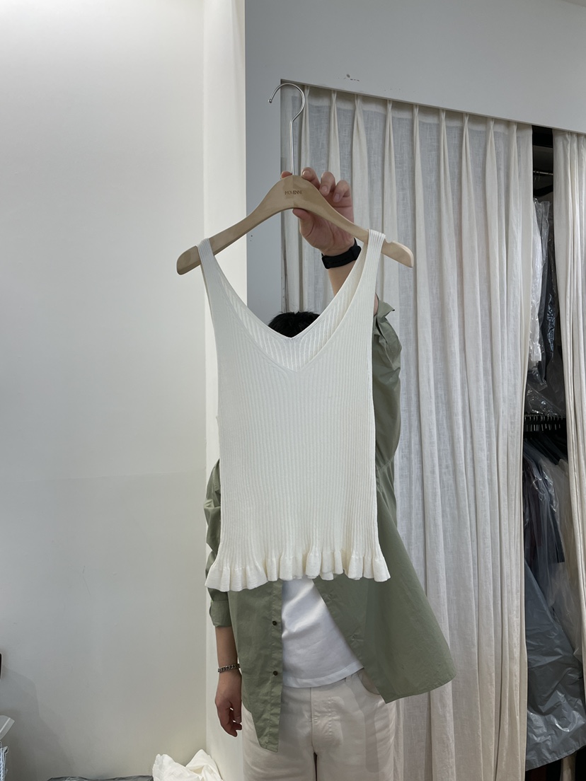 MOVENNE東大門實拍女士新款人氣真品職業時尚吊帶背心荷葉邊MOVENNE吊帶/背心圖色3