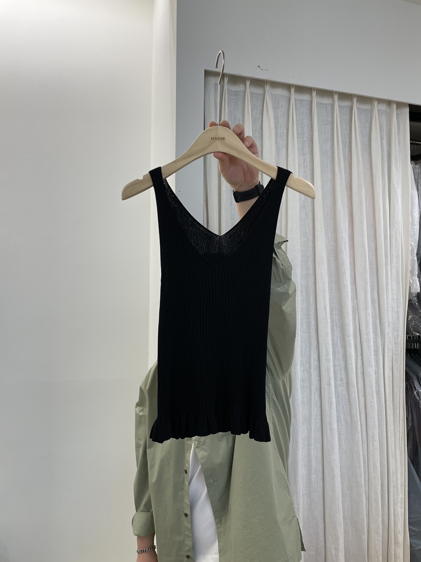 MOVENNE東大門實拍女士新款人氣真品職業時尚吊帶背心荷葉邊MOVENNE吊帶/背心圖色4