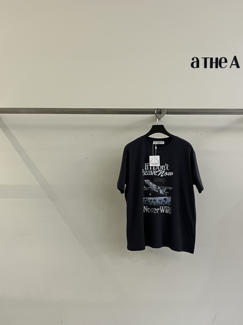 ATHEA韓國代購女士新款時尚真品人氣職業熱賣休閑推薦25春夏T恤ATHEAT恤圖色2