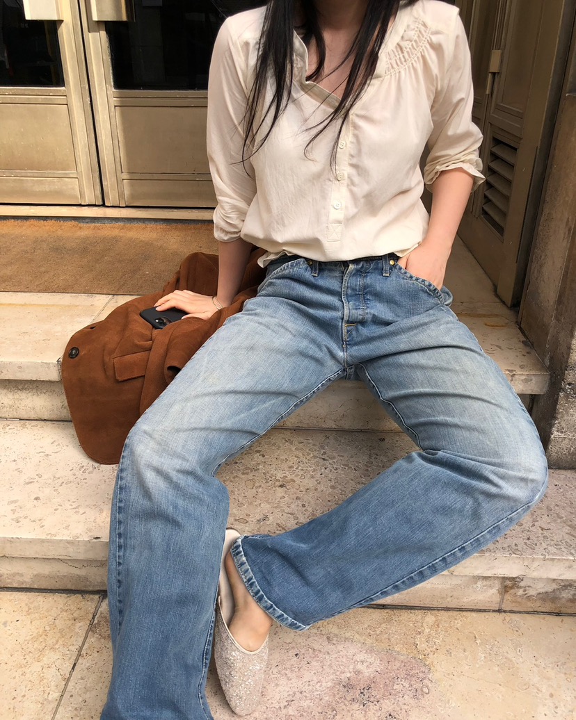 NOPROBLEM韓國代購女裝新品人氣真品推薦休閑職業襯衫蕾絲衫NOPROBLEM襯衫/蕾絲衫圖色2