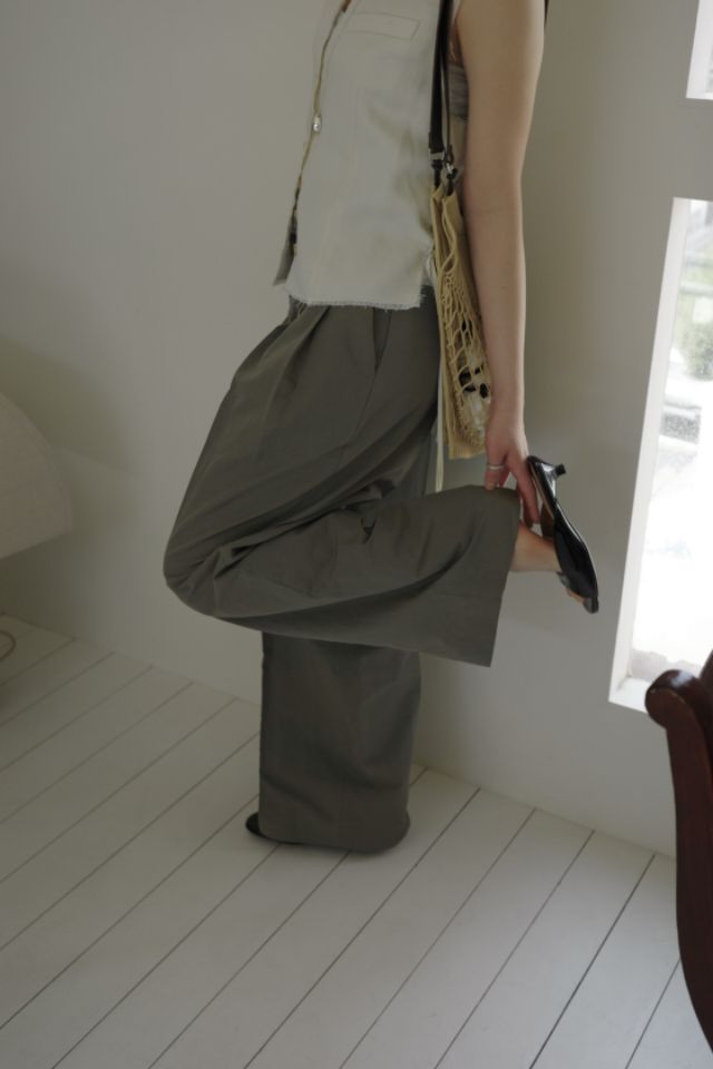 MARE東大門直郵女裝新品真品休閑人氣時尚熱賣25春夏休閑褲亞麻MARE休閑褲