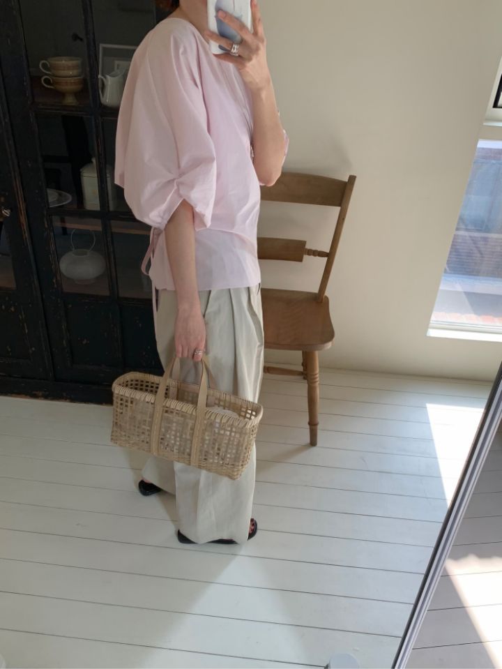 MARE東大門直郵女裝新品真品休閑人氣時尚熱賣25春夏休閑褲亞麻MARE休閑褲