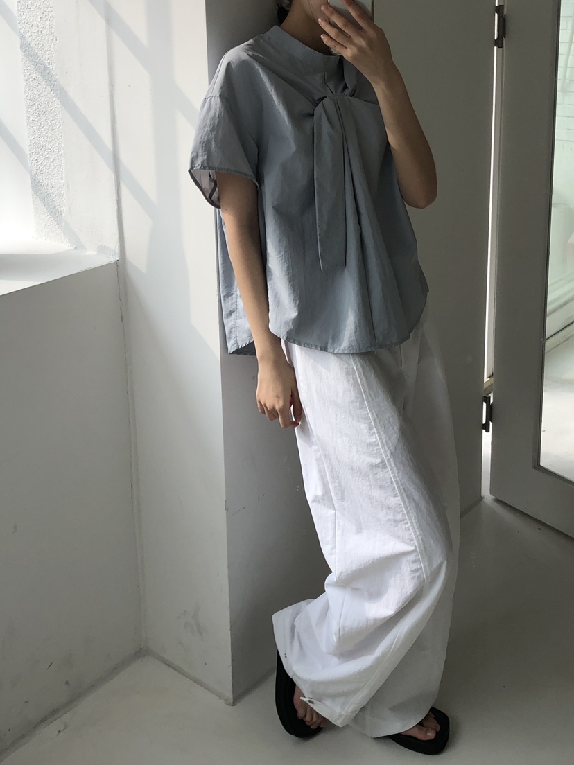 LOGON韓國代購女裝新品職業人氣熱賣時尚休閑25春夏襯衫蕾絲衫LOGON襯衫/蕾絲衫