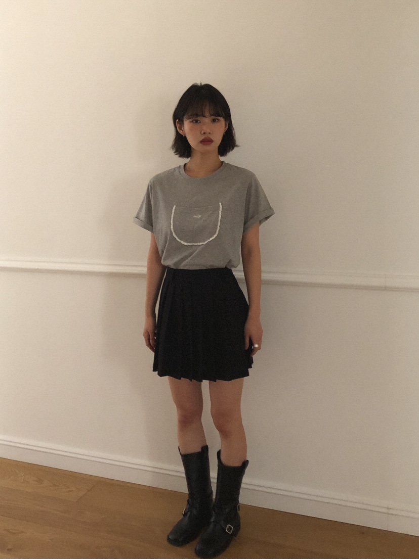 SLAT東大門代購女裝新品25春夏職業真品推薦時尚人氣熱賣T恤SLATT恤