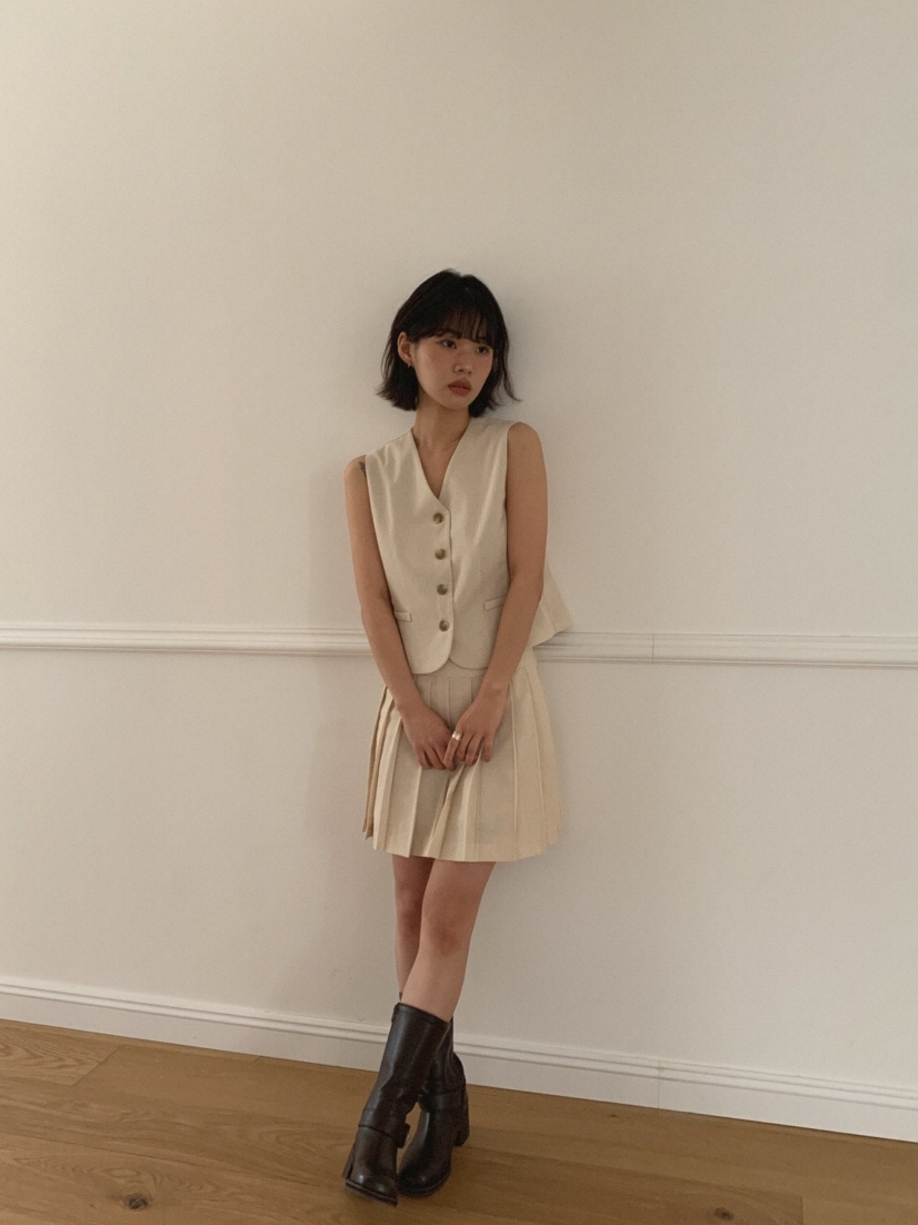 SLAT韓國直郵女士新品真品時尚推薦休閑熱賣職業25春夏馬甲SLAT馬甲