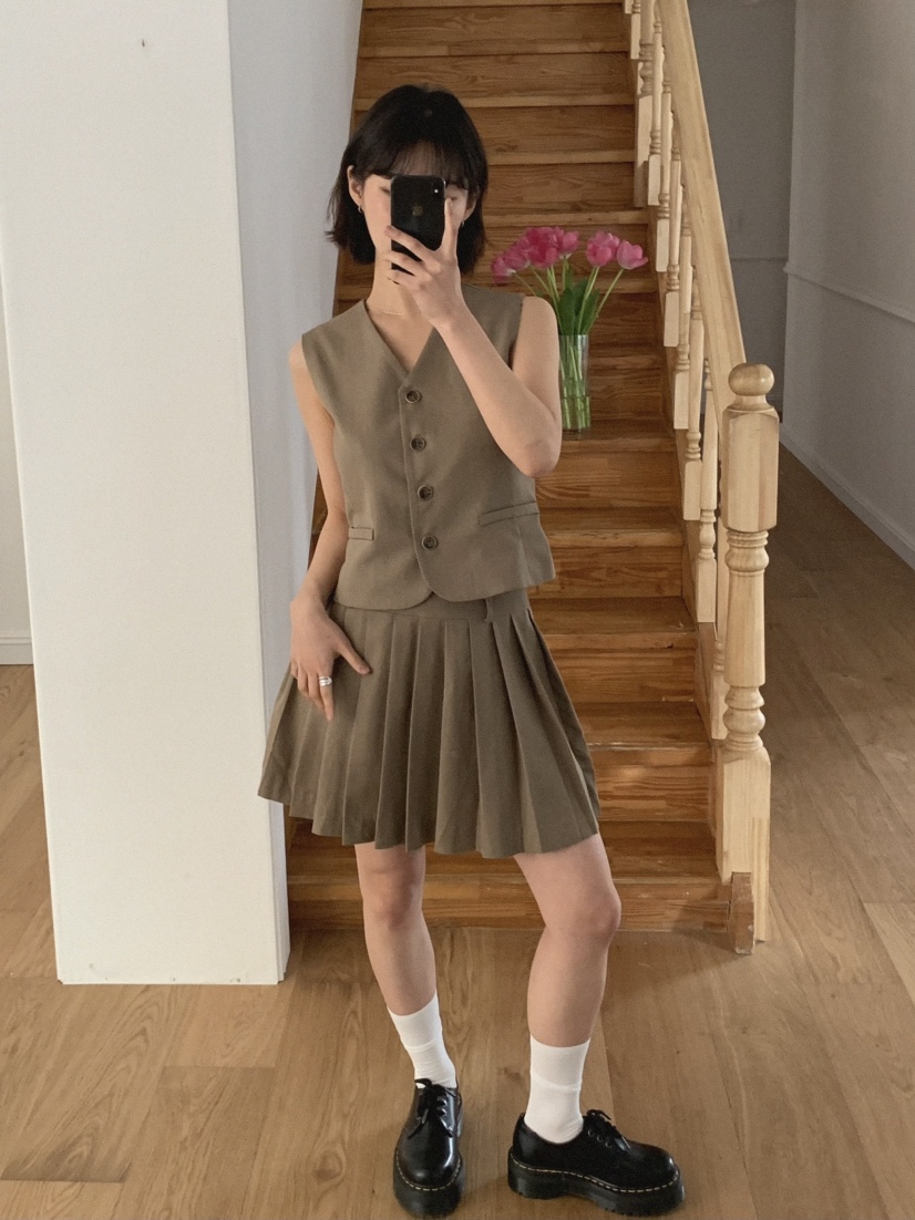 SLAT韓國直郵女士新品真品時尚推薦休閑熱賣職業25春夏馬甲SLAT馬甲