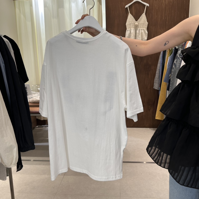 BUCKLE東大門直郵女裝新品熱賣25春夏推薦人氣時尚休閑真品T恤BUCKLET恤