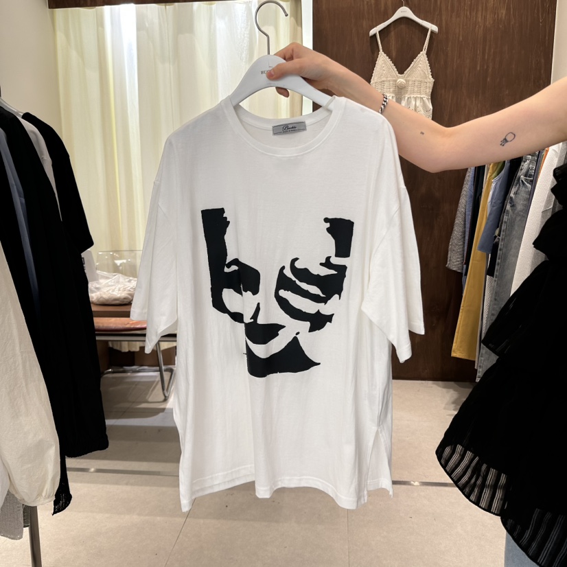 BUCKLE東大門直郵女裝新品熱賣25春夏推薦人氣時尚休閑真品T恤BUCKLET恤