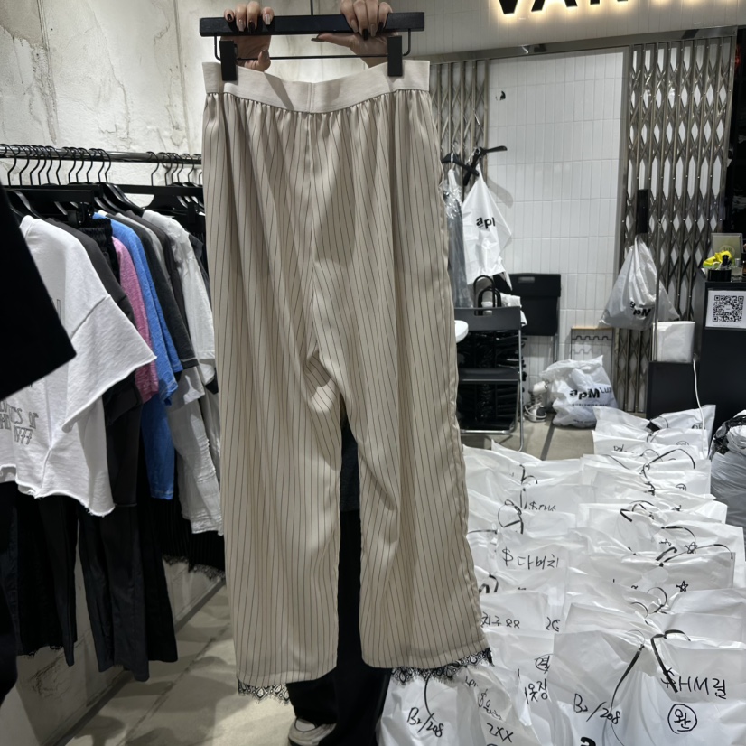 VANTA東大門直郵女裝新款人氣真品熱賣職業時尚休閑休閑褲絲綢VANTA休閑褲