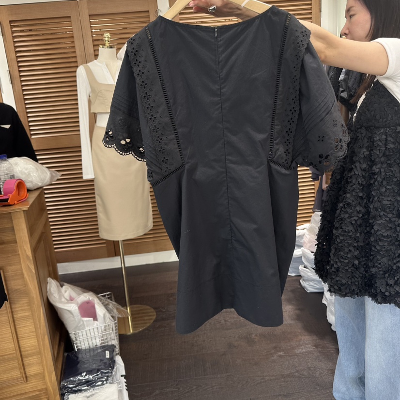 TRES BIEN東大門代購女裝新款人氣真品職業休閑連衣裙棉質TRES BIEN連衣裙
