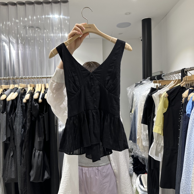 GREEK東大門直郵女裝新品25春夏真品時尚人氣休閑職業吊帶背心GREEK吊帶/背心圖色2