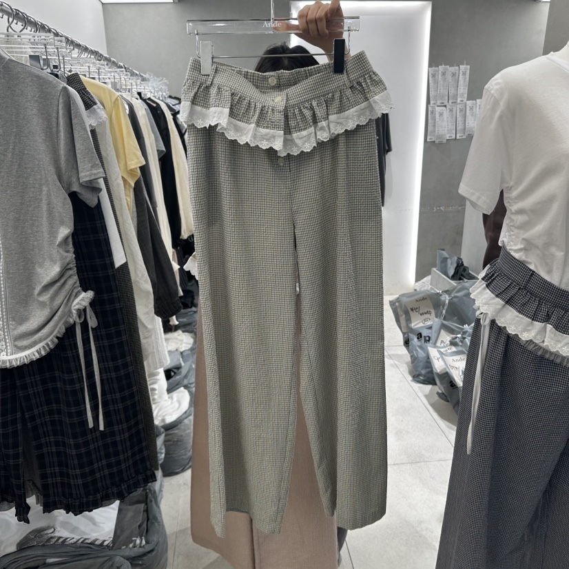 ANDE東大門實拍女士新款25春夏人氣推薦休閑職業真品套裝腰帶ANDE套裝圖色2