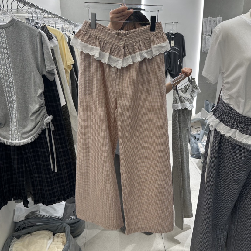 ANDE東大門實拍女士新款25春夏人氣推薦休閑職業真品套裝腰帶ANDE套裝圖色3