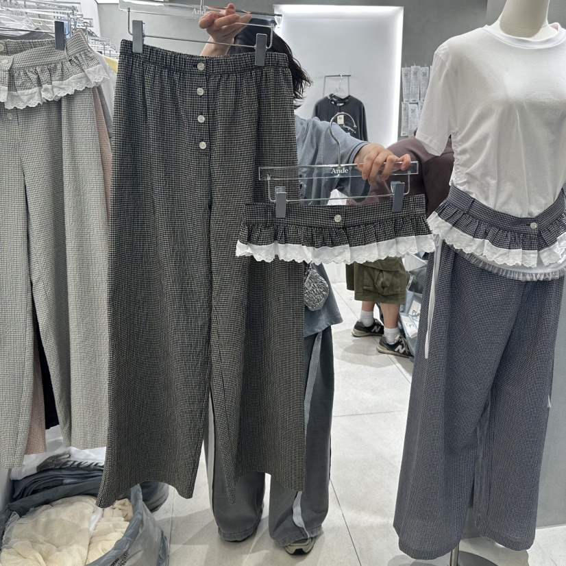 ANDE東大門實拍女士新款25春夏人氣推薦休閑職業真品套裝腰帶ANDE套裝圖色4