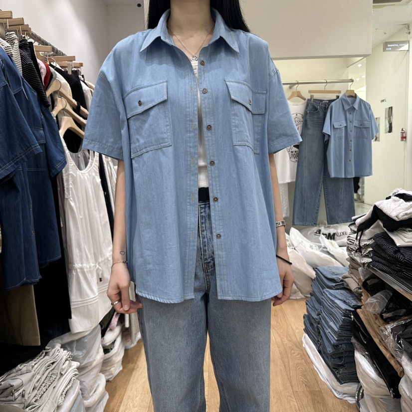 VIBELLE韓國代購女裝新品推薦熱賣職業25春夏真品襯衫蕾絲衫VIBELLE襯衫/蕾絲衫