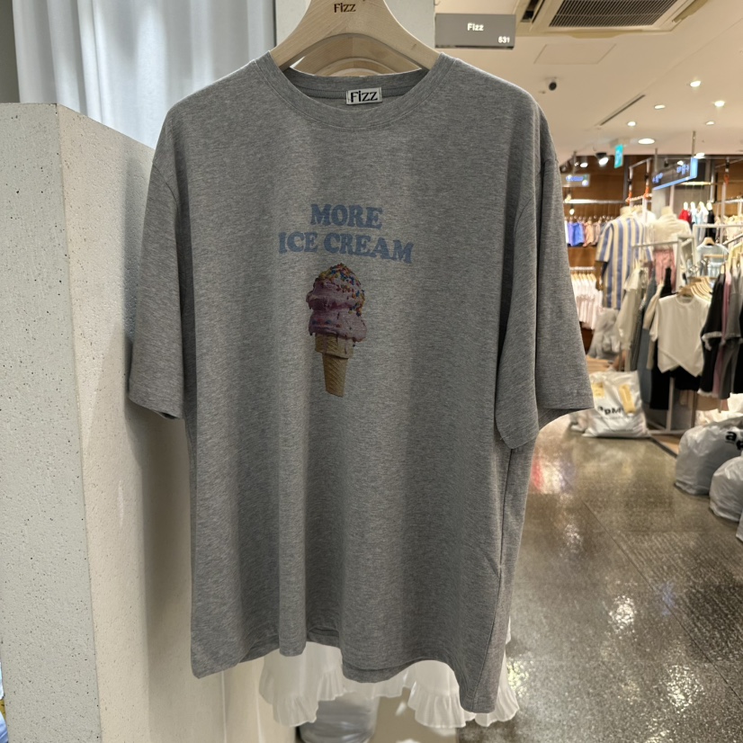 FIZZ東大門代購女士新品推薦熱賣人氣職業時尚25春夏休閑T恤FIZZT恤圖色3