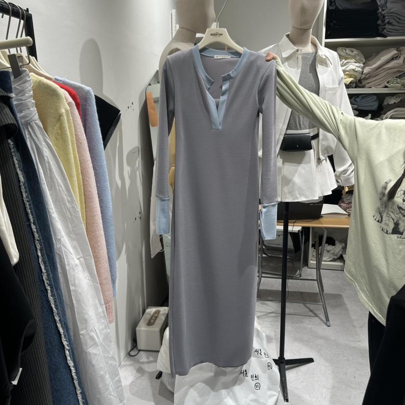 MAY DOROYHY韓國代購女裝新品休閑時尚推薦職業真品連衣裙MAY DOROYHY連衣裙圖色2
