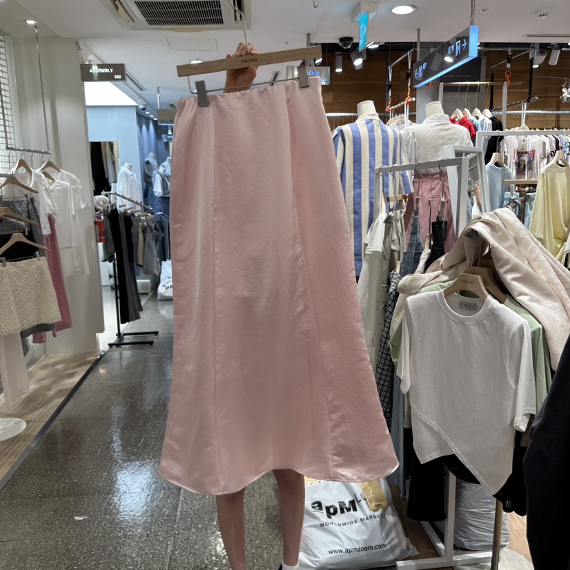 DELLING東大門直郵女裝新品職業真品時尚25春夏人氣熱賣長裙DELLING長裙