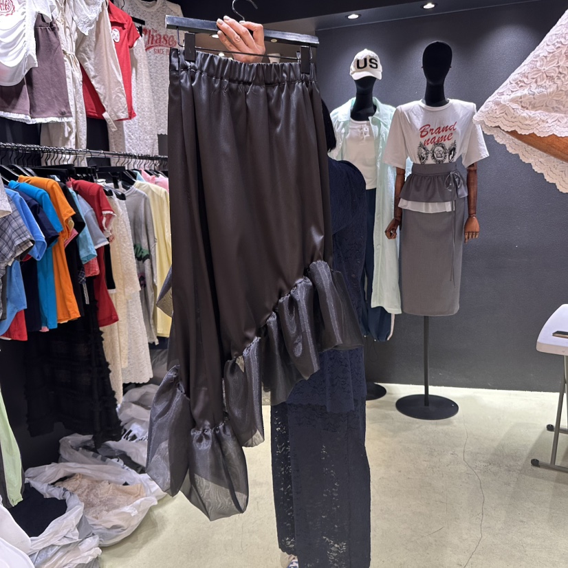 CHAVI東大門代購女裝新品25春夏熱賣推薦時尚人氣半身裙中短裙CHAVI半身裙/中短裙