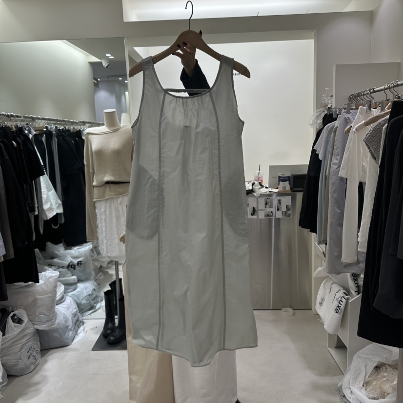 ASHTOE東大門直郵女士新品25春夏熱賣職業推薦吊帶背心長款ASHTOE吊帶/背心圖色2