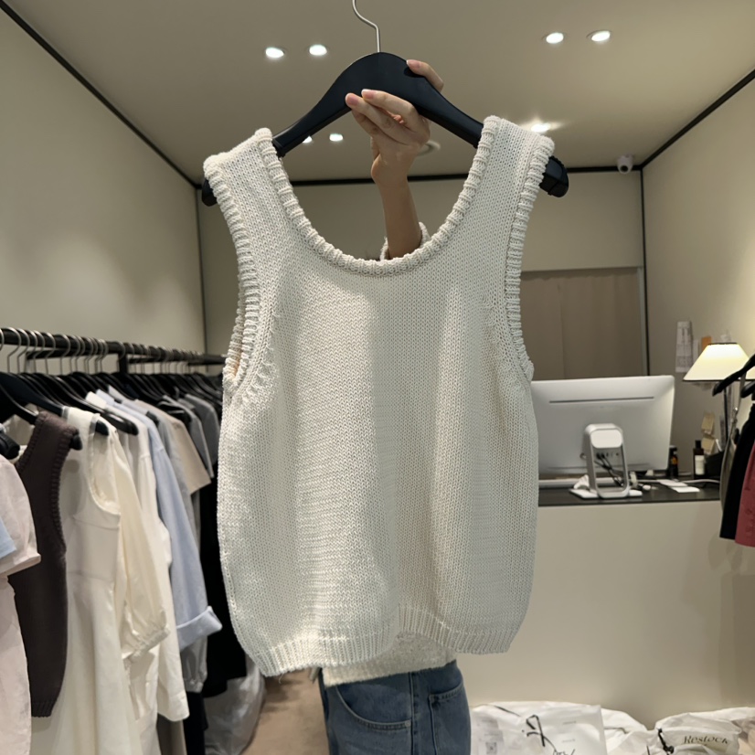 RE STOCK韓國代購女裝新品人氣休閑職業熱賣真品時尚吊帶背心RE STOCK吊帶/背心
