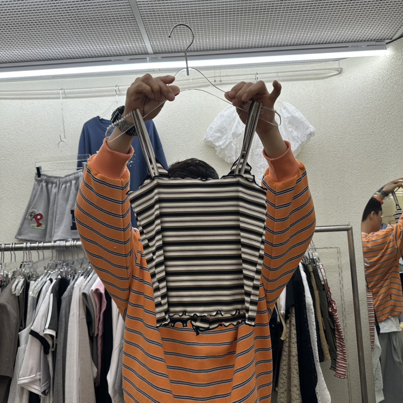 MAGOT韓國代購女裝新款人氣休閑職業熱賣25春夏時尚吊帶背心IIIΛGOT/MAGOT吊帶/背心