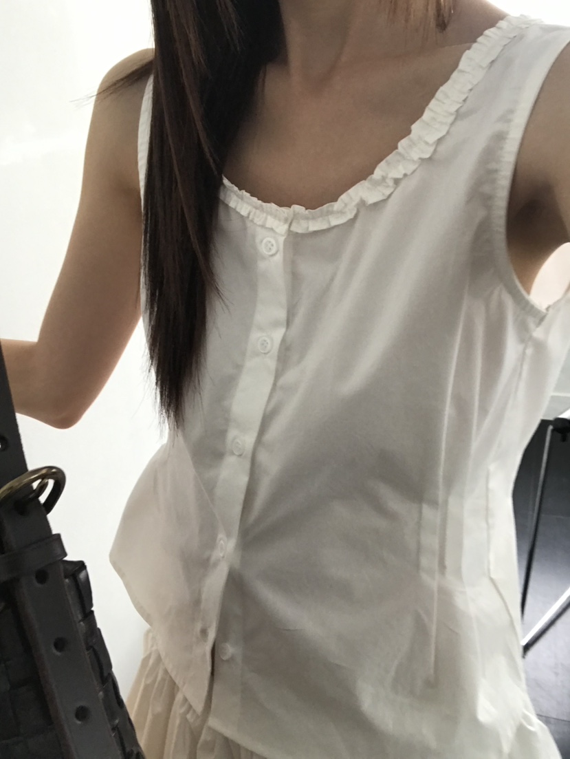 DOUZE東大門實拍女士新品時尚職業休閑熱賣25春夏推薦吊帶背心DOUZE吊帶/背心