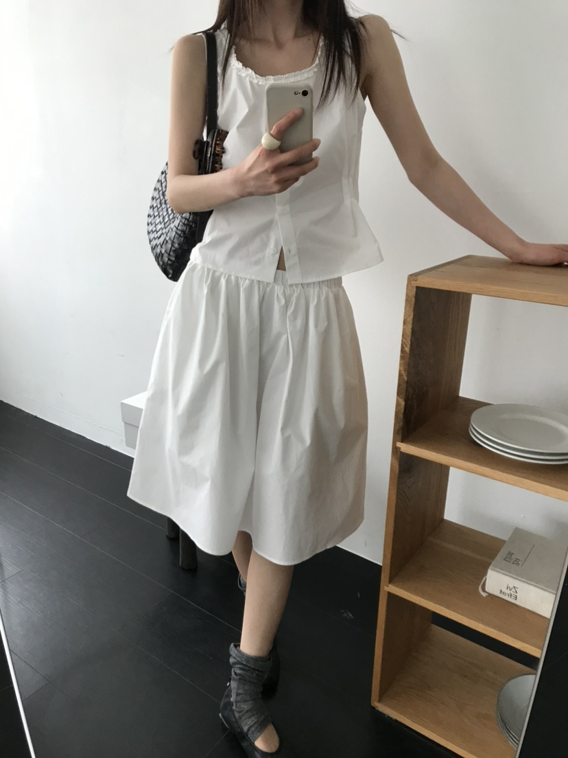 DOUZE東大門實拍女士新品時尚職業休閑熱賣25春夏推薦吊帶背心DOUZE吊帶/背心