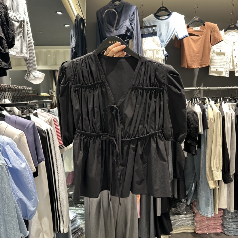 STAR-L韓國直郵女裝新品推薦真品休閑時尚職業25春夏襯衫蕾絲衫STAR-L襯衫/蕾絲衫圖色3