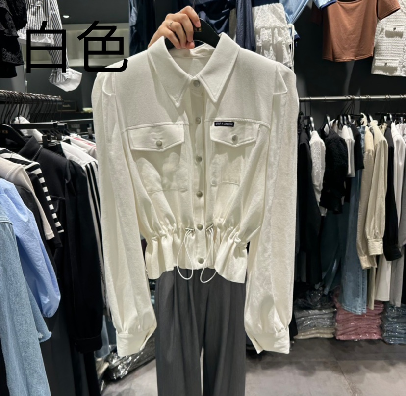 STAR-L東大門代購女裝新品休閑真品人氣職業時尚25春夏夾克亞麻STAR-L夾克圖色2