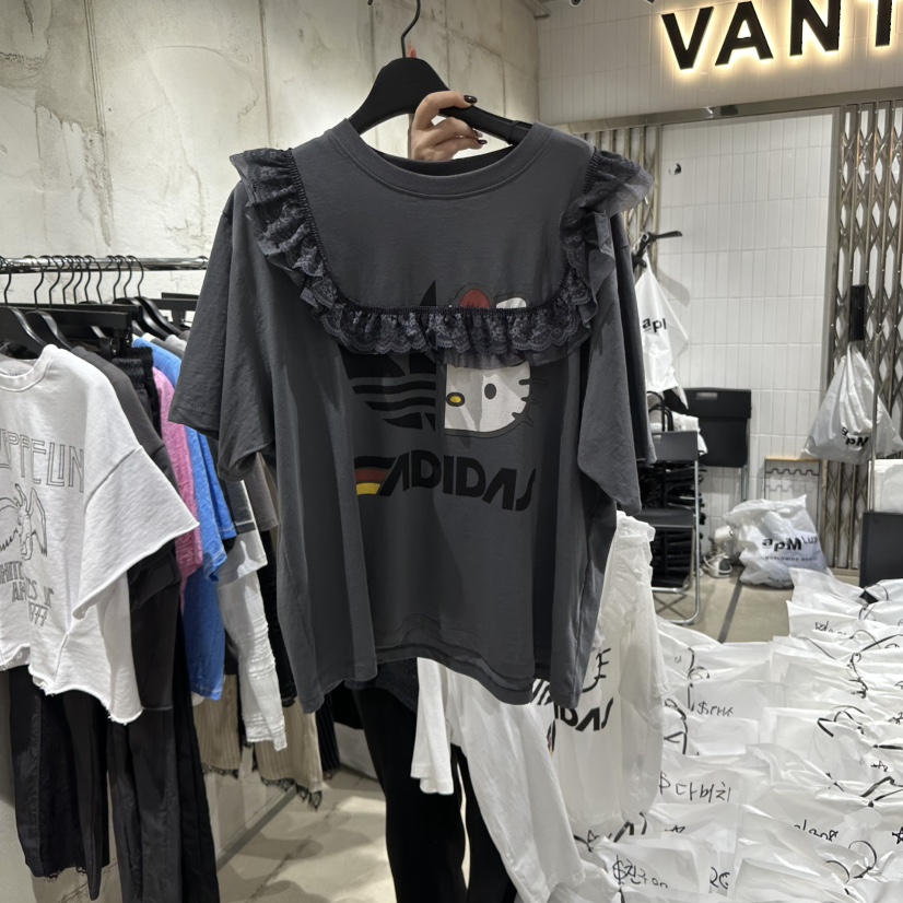 VANTA韓國直郵女裝新款熱賣推薦休閑時尚職業25春夏真品T恤VANTAT恤圖色2