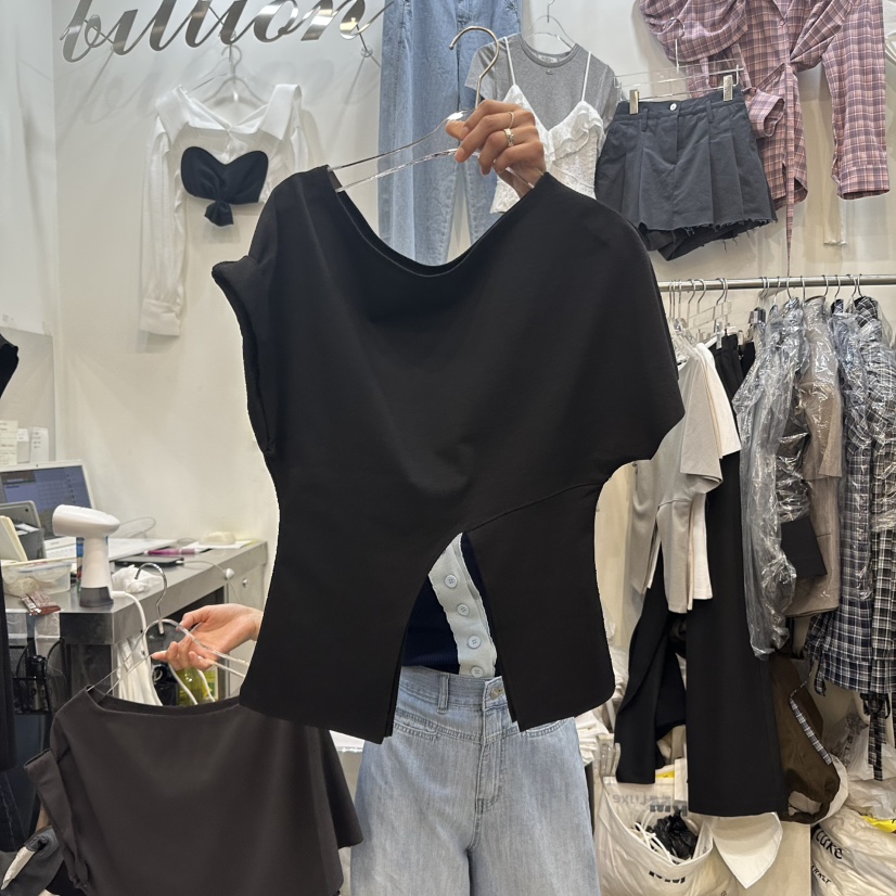 BILLION-L東大門實拍女裝新品人氣真品25春夏時尚職業休閑T恤BILLION-LT恤圖色4