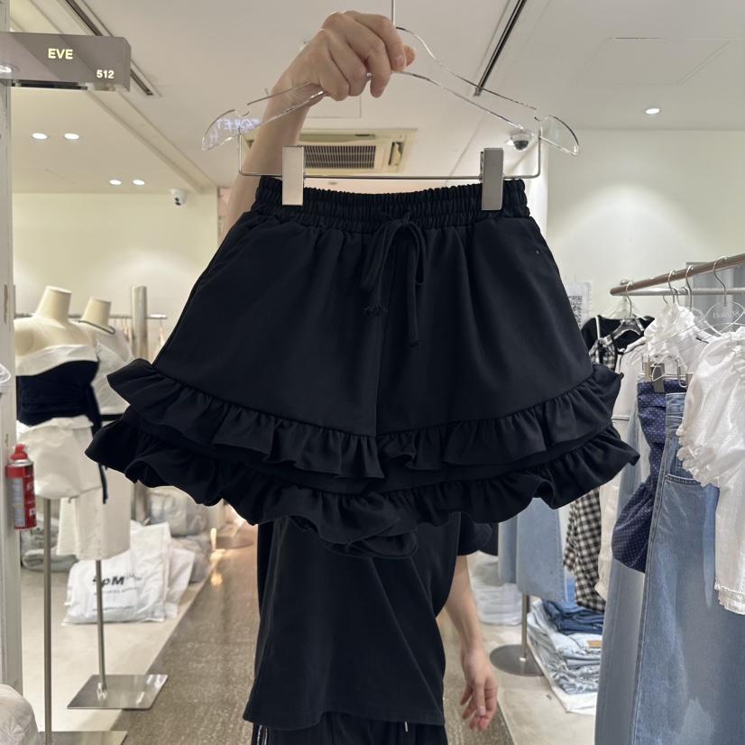 BAIE.38東大門代購女裝新品人氣時尚熱賣真品休閑短褲荷葉邊BAIE.38短褲圖色2