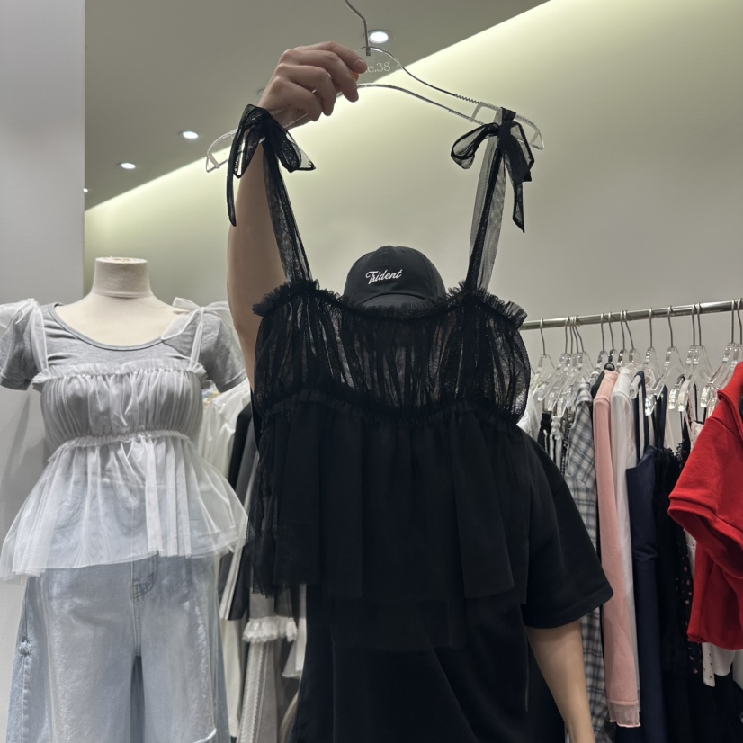 BAIE.38韓國直郵女士新款時尚熱賣真品人氣25春夏吊帶背心BAIE.38吊帶/背心圖色2