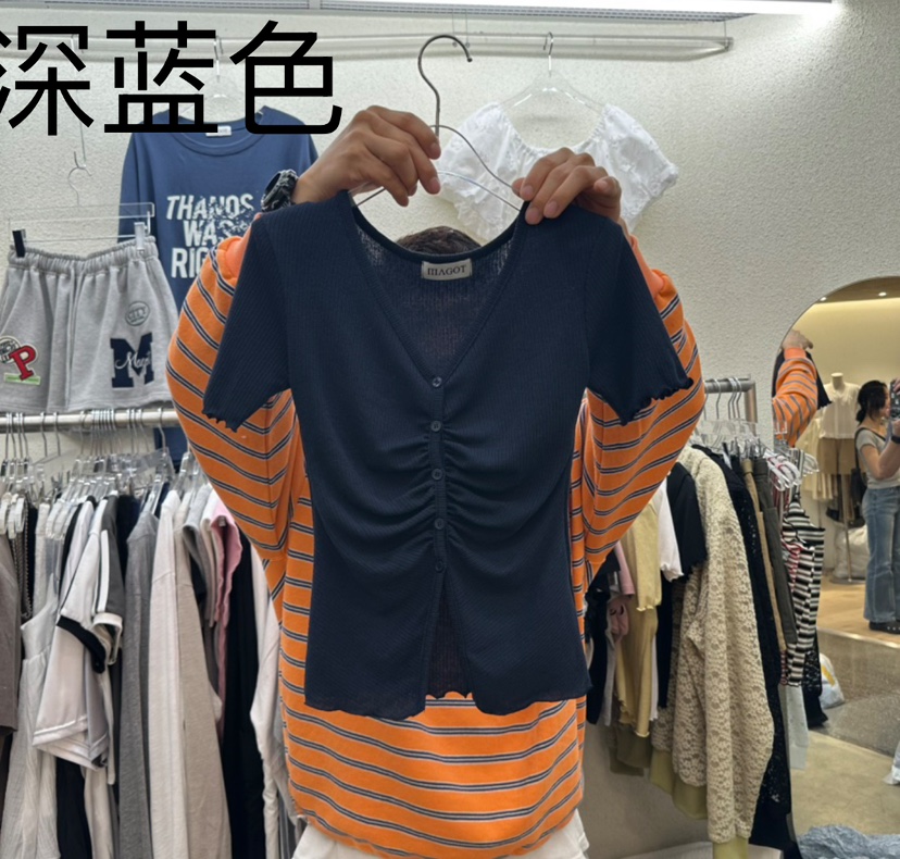 MAGOT東大門直郵女裝新款休閑職業25春夏真品時尚推薦針織衫IIIΛGOT/MAGOT針織衫圖色3