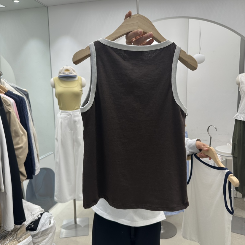 GOLDEN MARKET東大門實拍女裝新款真品25春夏休閑吊帶背心GOLDEN MARKET吊帶/背心